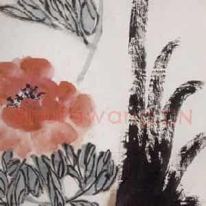 1949年 齐白石《富贵有期》国画花鸟写意作品图片鉴赏