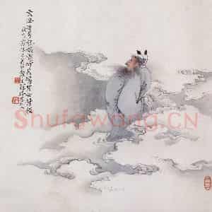 1940年 徐燕荪《钟馗》国画人物工笔作品图片鉴赏