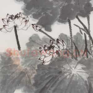 李苦禅《清气充溢图》国画花鸟写意作品图片鉴赏
