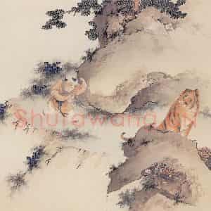 王叔晖《人物镜片》国画人物工笔作品图片鉴赏