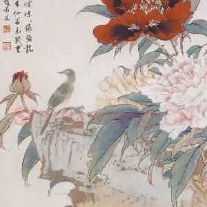 田世光《如在仙宫第几重》国画花鸟工笔作品图片鉴赏