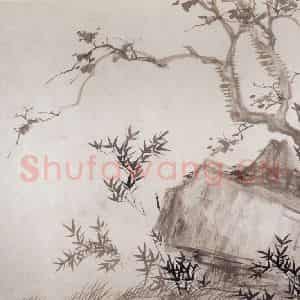 1908年 金城《仿古山水册》国画山水工笔作品图片鉴赏