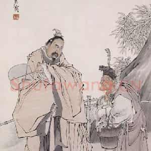 不详 任薰《人物》国画人物画作品图片鉴赏