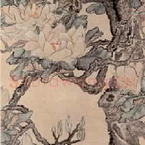 1909年 陆恢《花卉屏》国画花鸟作品图片鉴赏