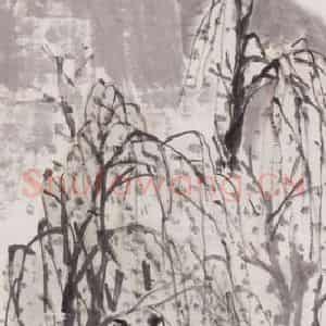 1918年 王一亭《山水四条屏》国画山水画作品图片鉴赏