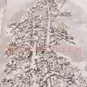 1918年 王一亭《山水四条屏》国画山水画作品图片鉴赏