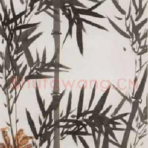 1918年 陈师曾《花卉屏》国画花鸟作品图片鉴赏