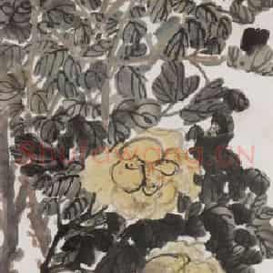 1918年 陈师曾《花卉屏》国画花鸟作品图片鉴赏