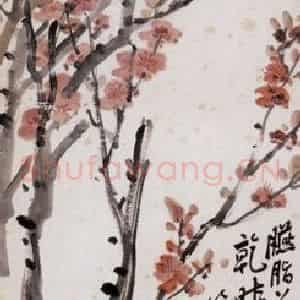 不详 陈师曾《南国疏雨》国画花鸟作品图片鉴赏