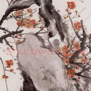 1875年 胡公寿《眉寿图》国画花鸟画写意作品图片鉴赏