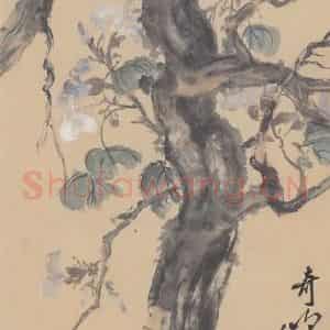 高奇峰《花鸟》国画花鸟作品图片鉴赏