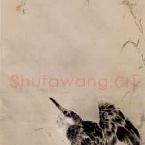 1911年 高剑僧《鹭》国画花鸟作品图片鉴赏