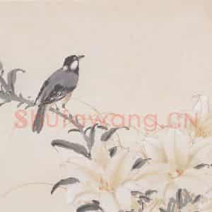 何漆园《杂画册》国画花鸟作品图片鉴赏