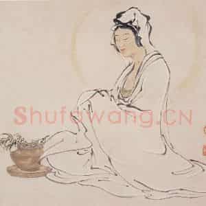 何漆园《杂画册》国画人物作品图片鉴赏