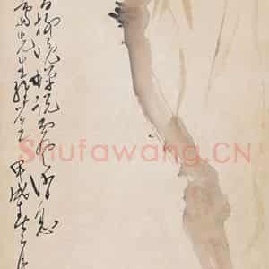 1934年 赵少昂《蝉柳图》国画花鸟作品图片鉴赏