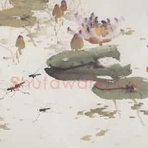 1946年 赵少昂《花卉册》国画花鸟作品图片鉴赏