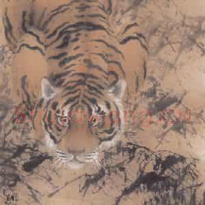 1969年 赵少昂《草泽雄风》国画花鸟作品图片鉴赏
