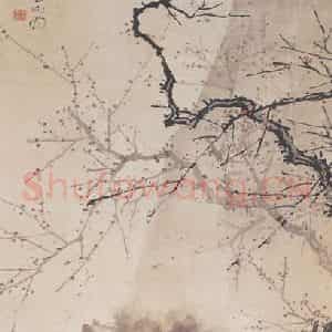 1924年 高剑父《仿宋人山水》国画花鸟作品图片鉴赏
