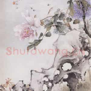 高剑父《富贵图》国画花鸟作品图片鉴赏