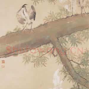 陈树人《春雨过后》国画花鸟作品图片鉴赏