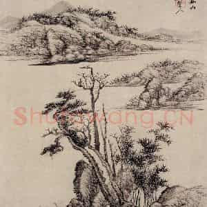 清代 吴历《仿古山水册》国画山水作品图片鉴赏