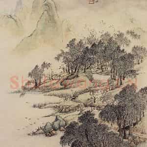 清代 吴历《仿古山水册》国画山水作品图片鉴赏