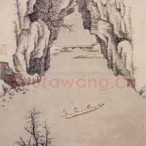 清代 吴历《仿古山水册》国画山水作品图片鉴赏