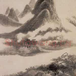 清代 吴历《仿古山水册》国画山水作品图片鉴赏