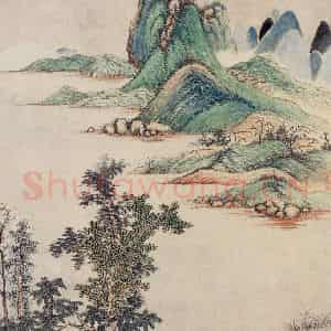 清代 吴历《仿古山水册》国画山水作品图片鉴赏