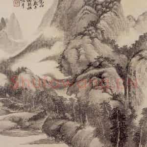 清代 吴历《仿古山水册》国画山水作品图片鉴赏