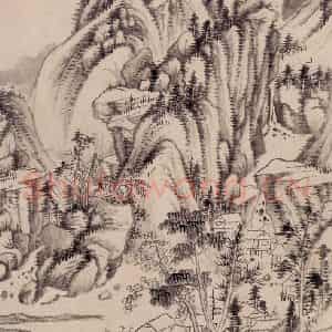 清代 吴历《仿古山水册》国画山水作品图片鉴赏