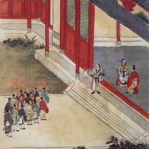 清代 吴历《人物故事图册》国画综合作品图片鉴赏