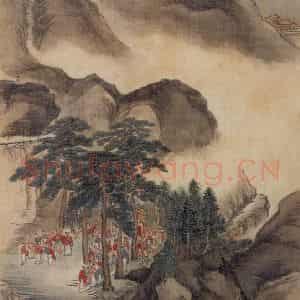 清代 吴历《人物故事图册》国画综合作品图片鉴赏