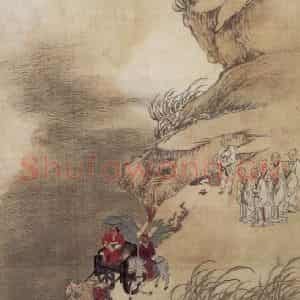 清代 吴历《人物故事图册》国画综合作品图片鉴赏