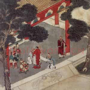 清代 吴历《人物故事图册》国画综合作品图片鉴赏