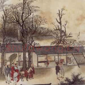 清代 吴历《人物故事图册》国画综合作品图片鉴赏