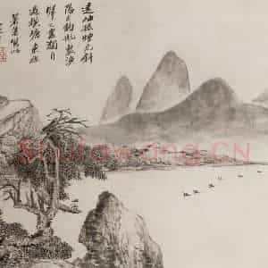清代 吴历《山水册》国画山水作品图片鉴赏