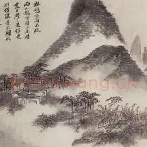清代 吴历《山水册》国画山水作品图片鉴赏