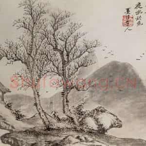 清代 吴历《山水册》国画山水作品图片鉴赏