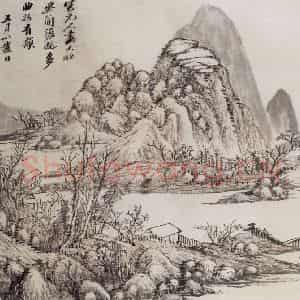 清代 吴历《山水册》国画山水作品图片鉴赏