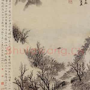 清代 吴历《仿古山水册》国画山水作品图片鉴赏