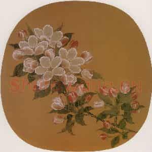 宋代 林椿《海棠图》国画花鸟作品图片鉴赏