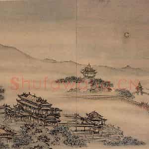 清代 袁耀《山水册》国画山水作品图片鉴赏