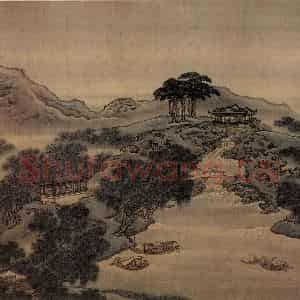 清代 袁耀《扬州四景》国画山水作品图片鉴赏