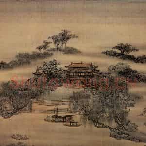 清代 袁耀《扬州四景》国画山水作品图片鉴赏