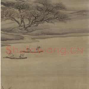 清代 袁耀《桃源图屏》国画山水作品图片鉴赏