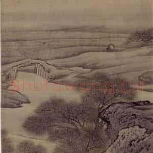 清代 袁耀《桃源图屏》国画山水作品图片鉴赏