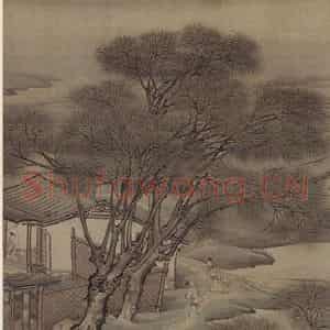 清代 袁耀《桃源图屏》国画山水作品图片鉴赏