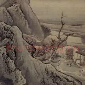 清代 袁耀《桃源图屏》国画山水作品图片鉴赏