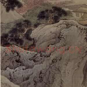 清代 袁耀《桃源图屏》国画山水作品图片鉴赏